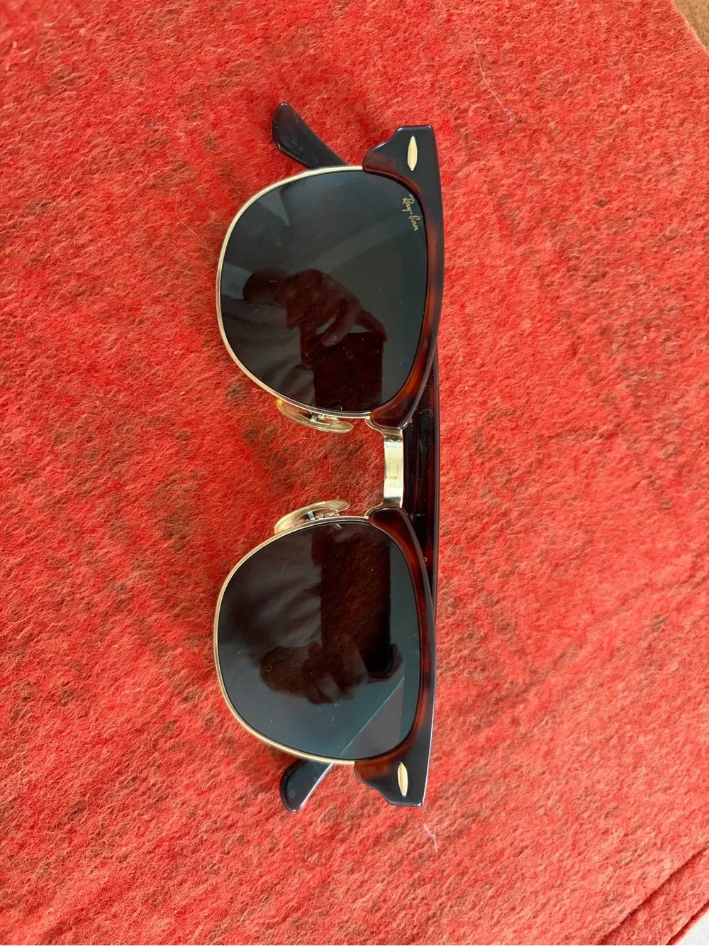 Vintage Bausch & lomb Ray-Ban Clubmaster Sunglasses - Tortoise Frame